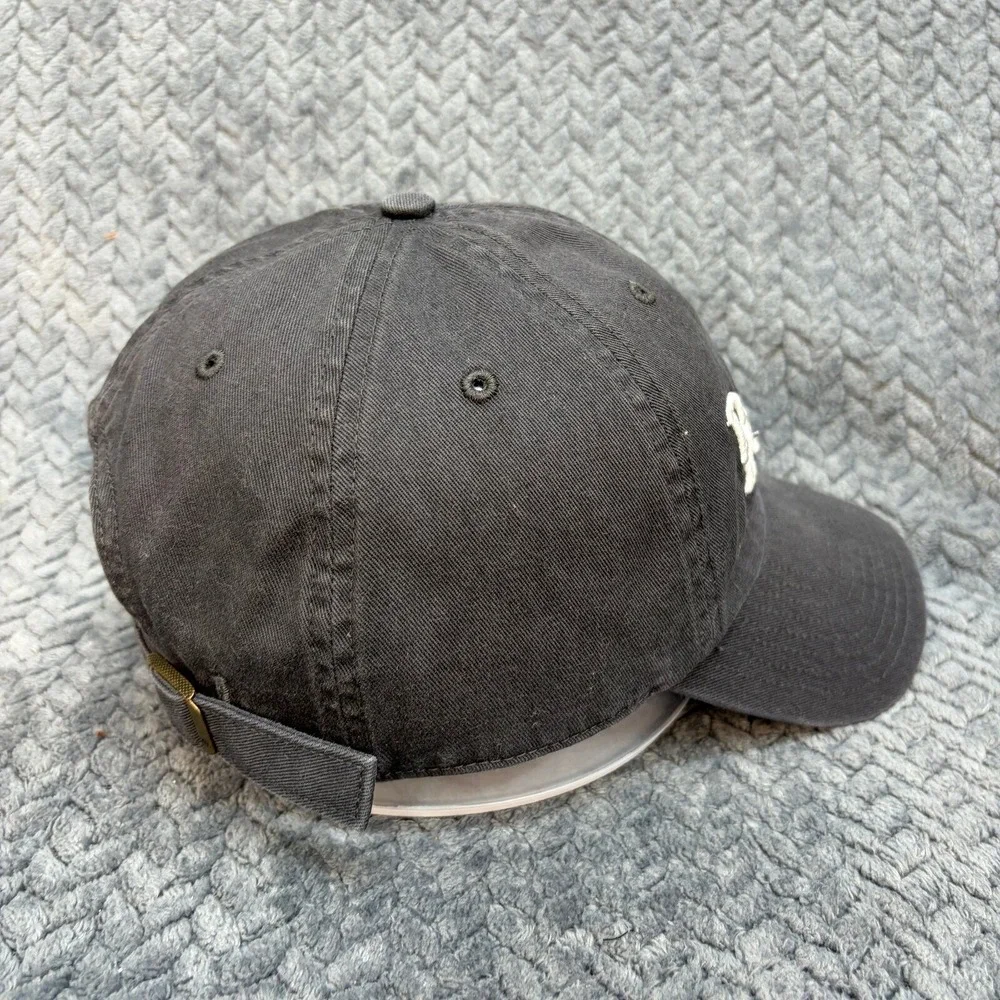 47 Brand Be Brave Embroidered Baseball Cap Black Adjustable Dad Hat OSFA